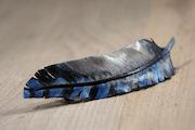 Stahl im Leder Schmuck